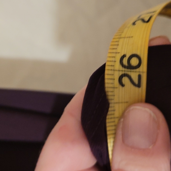 NWT Chaps Purple Flutter Sleeve Dress size 12 - Picture 6 of 8